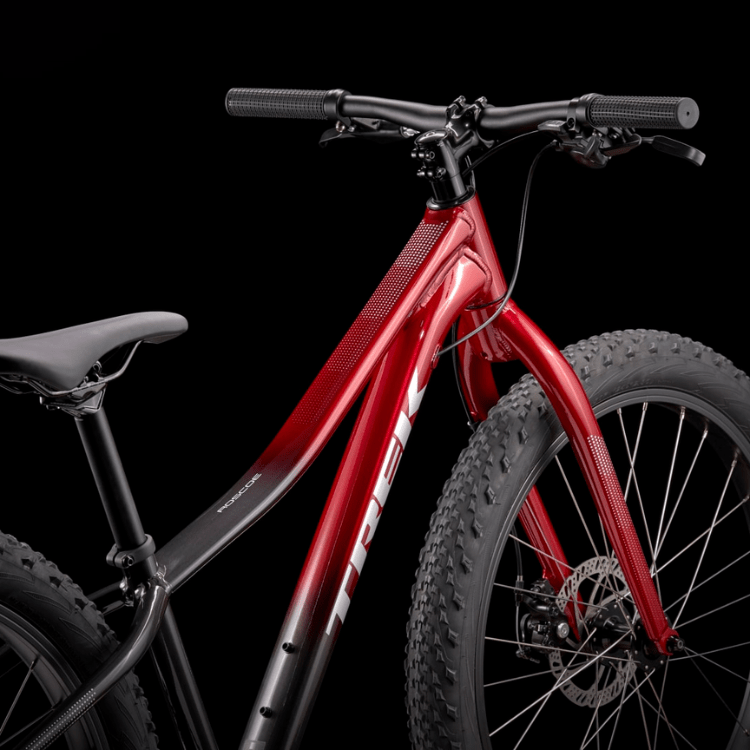 Trek Rage Red TREK 2023 Roscoe 24 - Rage Red to Dnister Black Fade | The Bicycle ...